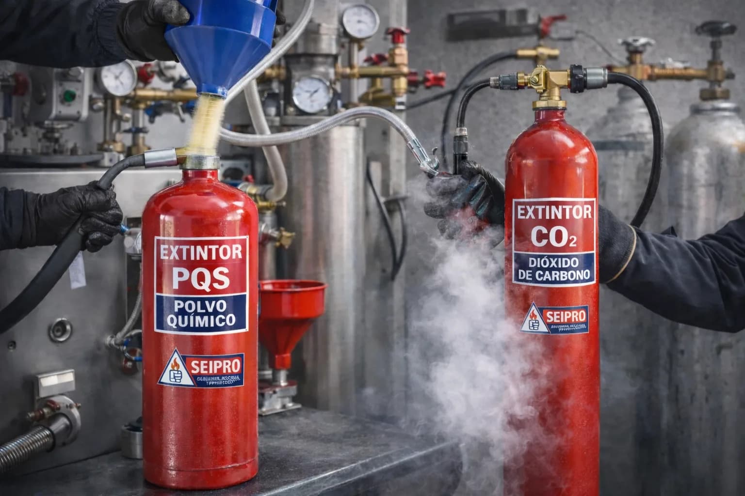 Recarga y Mantenimiento de Extintores